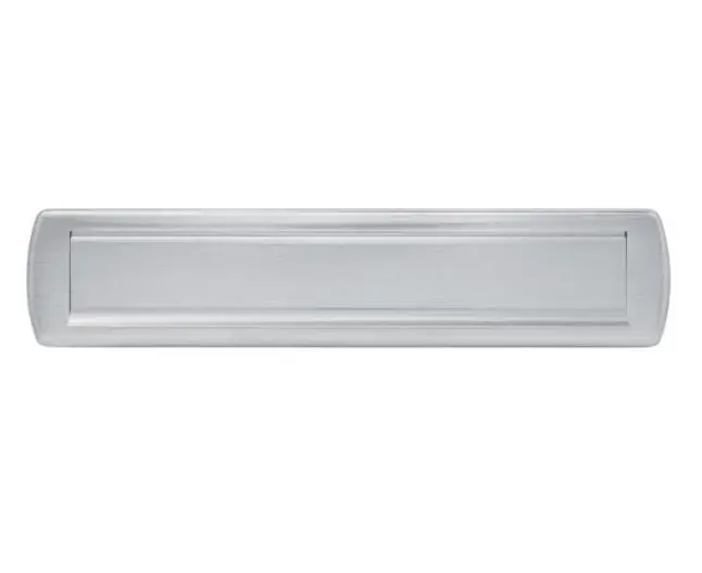Superprijs AXA briefplaat Curve Plus aluminium geslepen F1