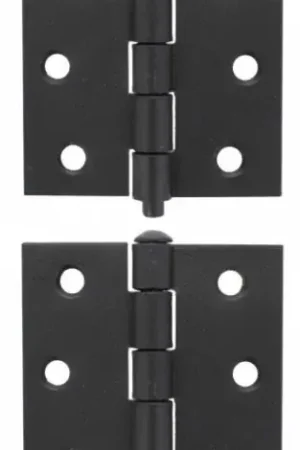 Express Levering Scharnier Vaste pen 63×63 mm rechte hoek zwart