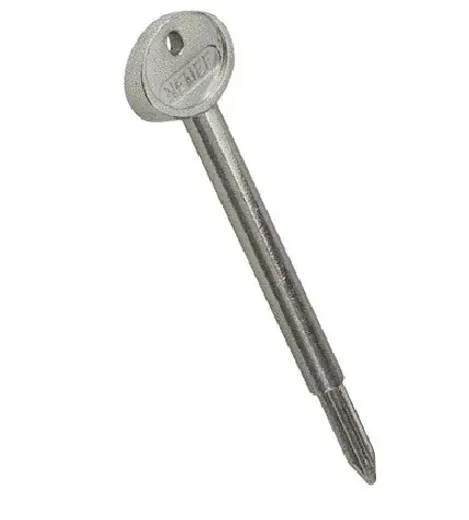 Veilige Betaling Nemef sterstift sleutel S 2603 tbv insteekgrendel 2603/4 zamak vernikkeld