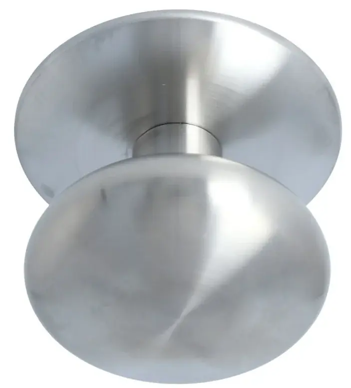 Voordeurknop BASICS LB80V Vast op rozet rvs Flitsaanbieding