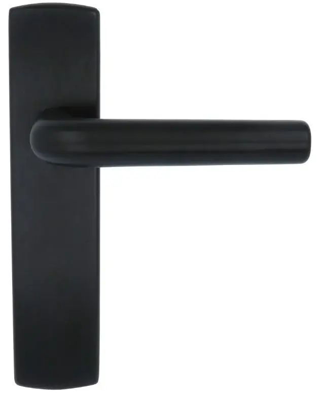 Betaalbaar AXA Curve klik schild Blind met deurklink L aluminium zwart