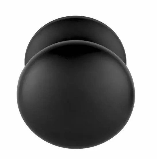 Voordeurknop BASICS LB65V Vast op rozet mat zwart Aanbieding