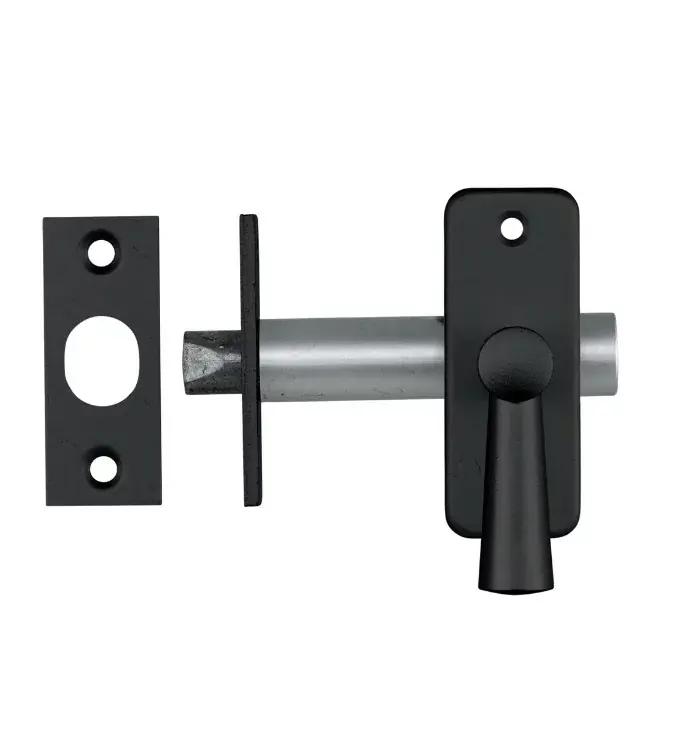 Lage Prijs AXA insteekgrendel met sluitplaat aluminium F8 zwart 50 mm