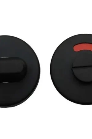 WC-Sluiting Rond 50 mm verdekt mat zwart Speciale Aanbieding