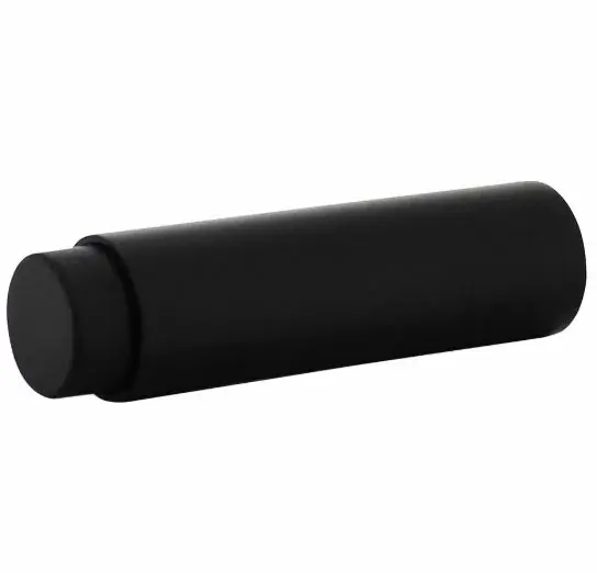 Betaalbaar Intersteel deurstop wandmontage ø22x80mm zwart
