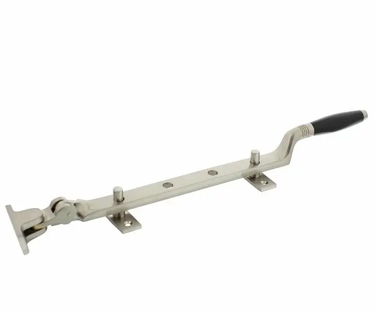 Intersteel raamuitzetter Ton met stelpen nikkel mat/ebbenhout Hoge Kwaliteit