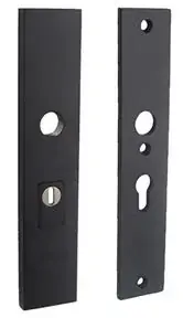 Intersteel SKG3 Veiligheidsbeslag rechthoekig PC55 met kerntrekbeveiliging rvs/mat zwart Alleen Vandaag