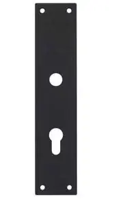 Intersteel renovatie schild rechthoekig PC72 rvs/mat zwart Betrouwbaar