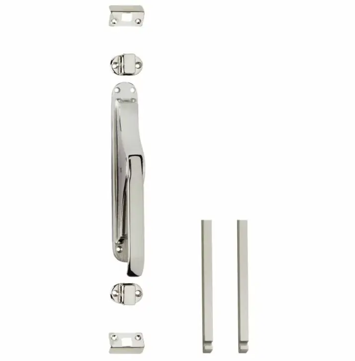 Intersteel set pomp-espagnolet inclusief stangenset 2x 1250mm vernikkeld Direct Beschikbaar
