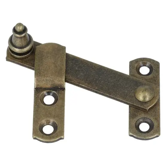Seizoensaanbieding Luikoverslag 80 x 46 mm messing antiek