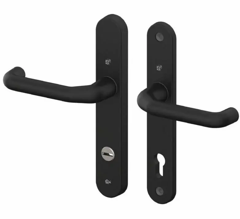 Dagaanbieding S2 veiligheidsbeslag VBOV2 met kerntrekbeveiliging kruk/kruk PC92 SKG3 zwart