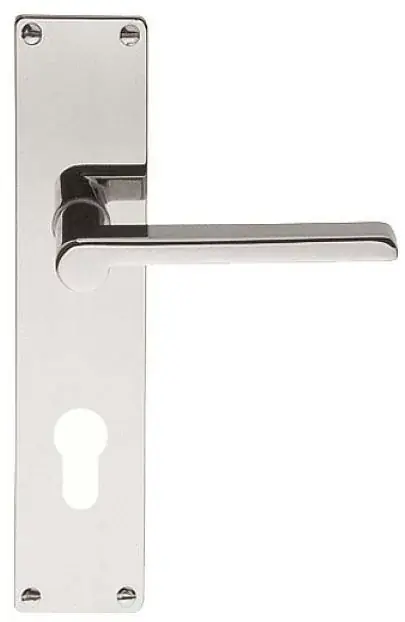 Nieuw Deurklink op schild cilindergat TIMELESS 1927MPY PC72 glans nikkel