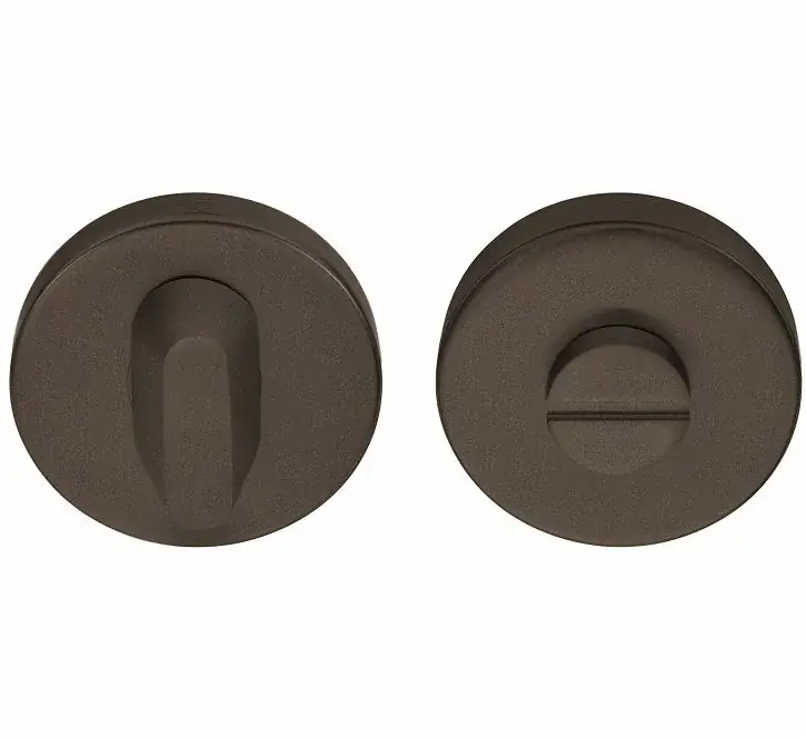 Speciale Aanbieding WC-Sluiting 8 mm rond verdekt blind donker brons