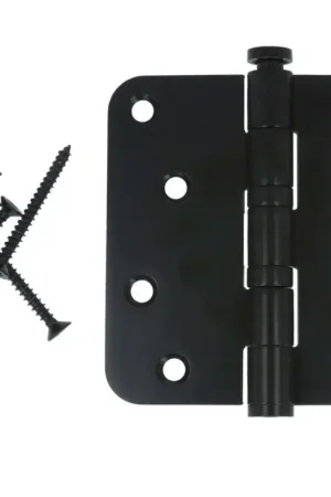 Actieprijs XBL Kogellagerscharnier 89x89x2.5 mm ronde hoek zwart