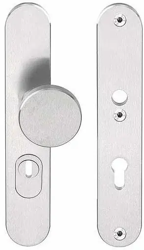 Laatste Kans Veiligheidsbeslag PC92 met kerntrek beveiliging BASICS LB60-50KT knop/kruk SKG3 rvs
