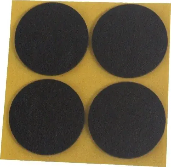 Speciale Aanbieding Zelfklevend vilt bruin Ø 50 mm