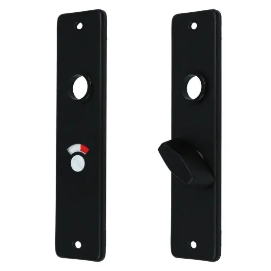 Ami kortschild WC55/8 aluminium zwart Betrouwbaar