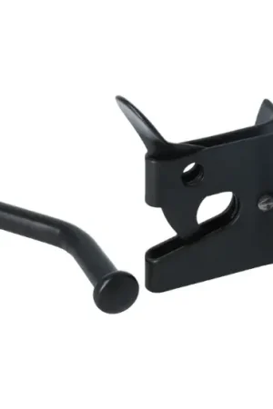 Automatische heksluiting met sluitpen 60mm zwart gelakt Merkproduct