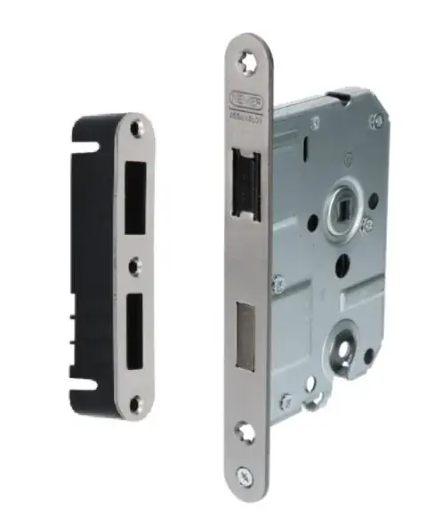 Laatste Versie Nemef magneet cilinder PC55 insteekslot 1269/77 met rvs voorplaat inclusief sluitkom 1269/71