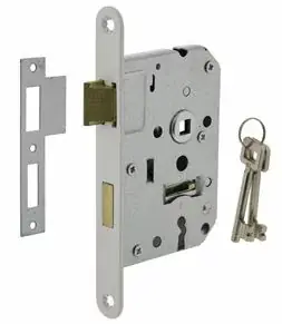 Favoriet Intersteel Klavier dag en nachtslot SL56 met witte voorplaat 20×175 mm