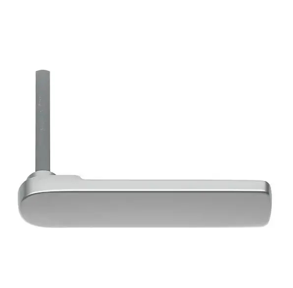 Gereduceerde Prijs AXA deurklink stiftdeel Flat DD 38-54 mm aluminium F1
