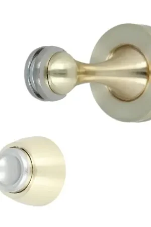 AMIG magnetische deurstopper Ø45x75mm goud Dagaanbieding