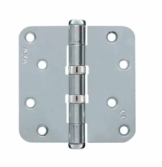 Speciale Aanbieding AXA kogellagerscharnier 89×89 verzinkt ronde hoeken