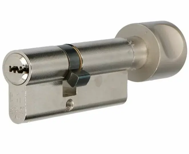 Aanbieding S2 Knopcilinder SKG2 K50/30 Met Keersleutel
