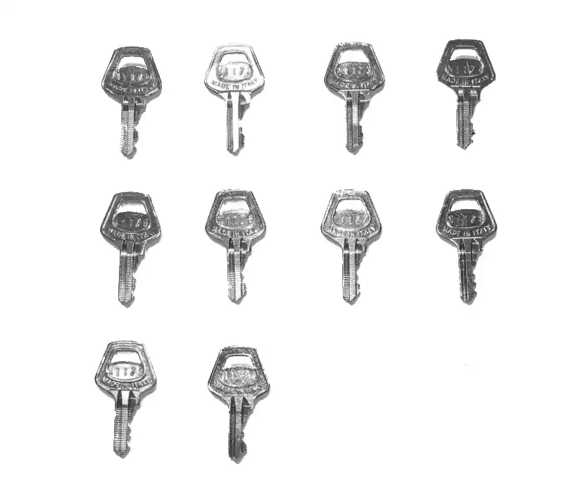 Populair Set sleutels BENINCA code 1171 t/m 1180 (10 stuks)