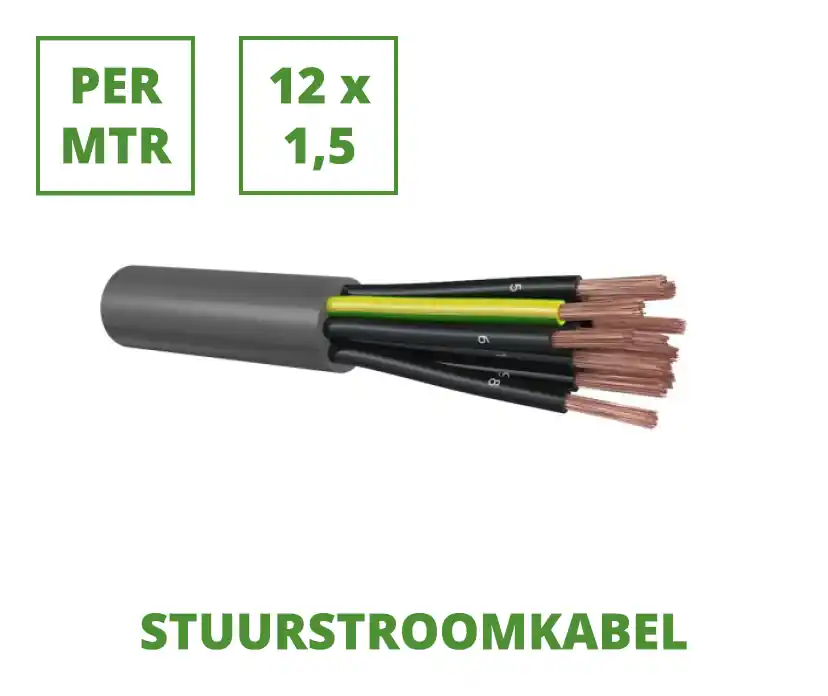 Veilige Betaling Verkeerspaal kabel GL.CABLE 12x1,5 voor SPARTACUS & MAXIMUM, per mtr
