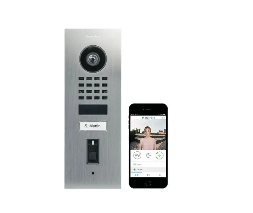 DoorBird IP videofoonset D1101FV inbouw RVS met vingerscanner Koop Online