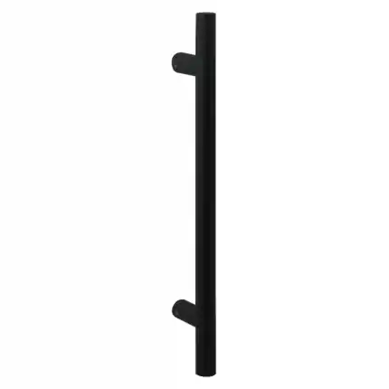 Deurgreep T-model 25x350mm zwart hoh 300mm Exclusieve Aanbieding