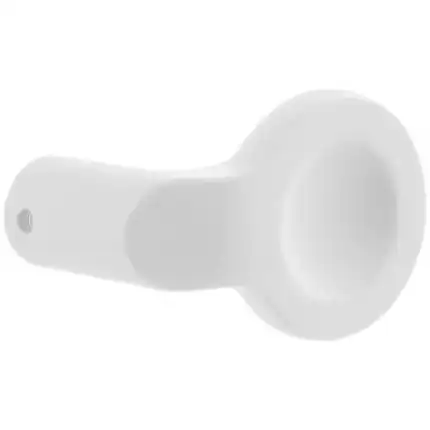 Witte designknop verkropt Speciale Aanbieding