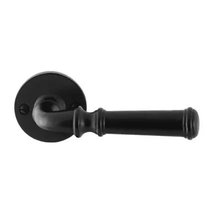 Shop Nu GPF6220.00 smeedijzer zwarte deurkruk Meri op ronde rozet