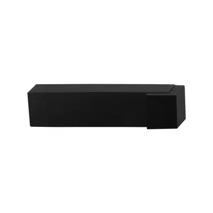 Deurstopper zwart vierkant 85×20 mm Beperkt Aanbod