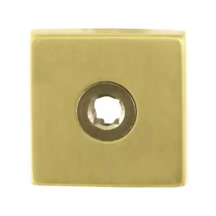 Speciale Aanbieding Rozet 50x50x8mm PVD mat messing rechtsdraaiend