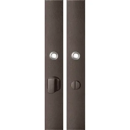 Dagaanbieding GPF1175.A1 langschild rechthoekig WC63/8 grote knop Dark blend