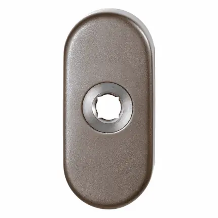 Lage Kosten GPF1104.A3 R rozet ovaal 70x32x10 mm Mocca blend rechts draaiend