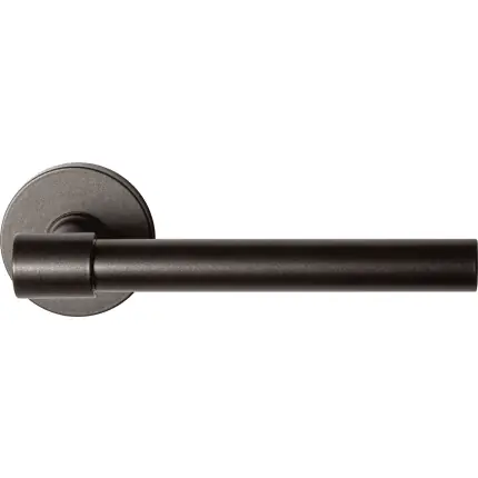 GPF3051.A1-05 Dark blend deurkruk Hipi Deux op ronde rozet Weekendaanbieding
