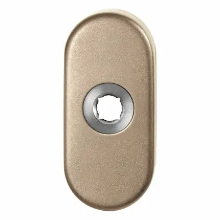GPF1104.A4 R rozet ovaal 70x32x10 mm Champagne blend rechts draaiend Beperkt Aanbod