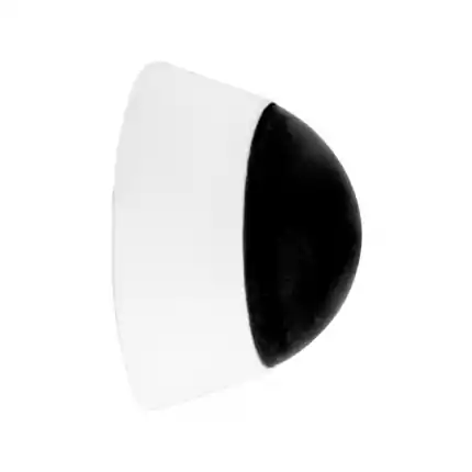 Laatste Versie Deurstopper wit rond 37,5×25 mm