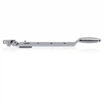 RVS gepolijst/mat Ika duo raamuitzetter met ronde eindknop 320mm Laatste Versie