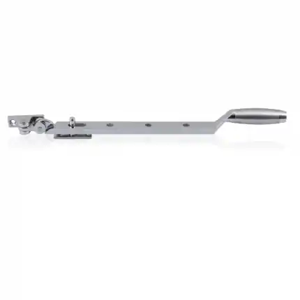 Betaalbaar RVS gepolijst/mat Ika duo raamuitzetter met trapezium eindknop 310mm