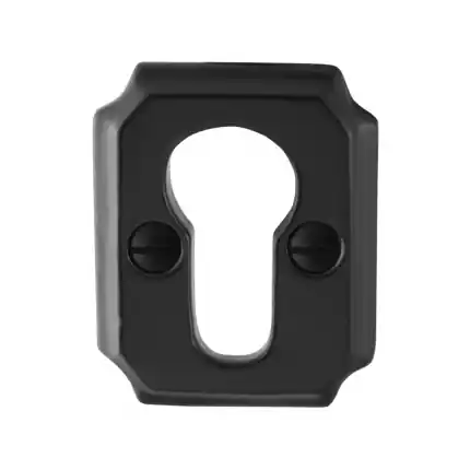 Lage Kosten Cilinderrozet 51x40x6mm smeedijzer zwart