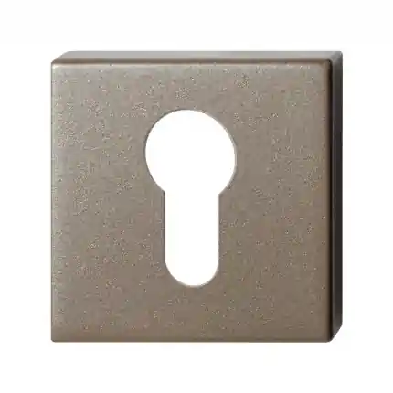 Fabrieksprijs Cilinderrozet 50x50x8 mm Mocca blend