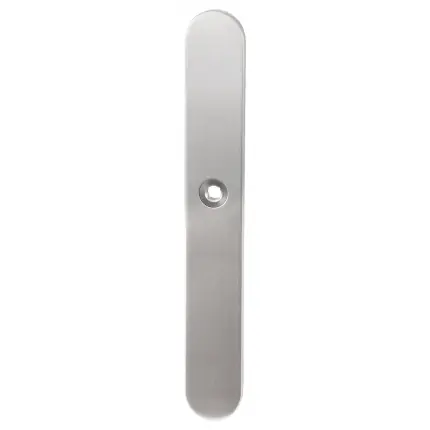 Langschild XL BB56 rechtsdraaiend afgerond RVS geborsteld Merkproduct
