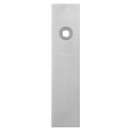 Kortschild PC72 linksdraaiend rechthoekig RVS geborsteld Meest Verkocht