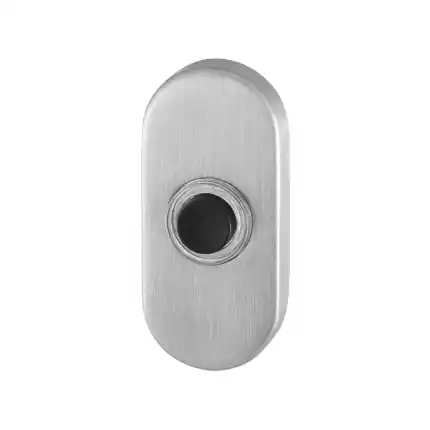 Speciale Aanbieding Voordeurbel ovaal 70x32x10 mm RVS geborsteld