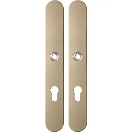 Populair GPF1170.A4 langschild afgerond PC72 Champagne blend