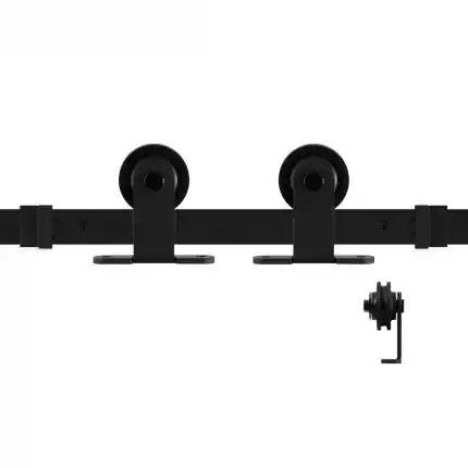 Shop Nu schuifdeursysteem Osa zwart 183 cm